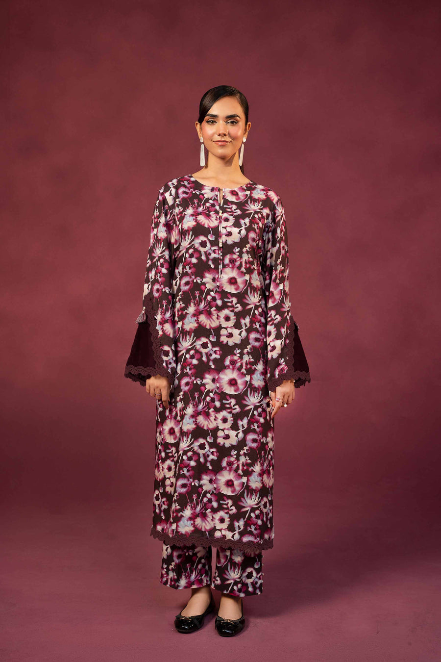 Nishat With You Unstitched Printed Linen 2Pc Suit - 42303360