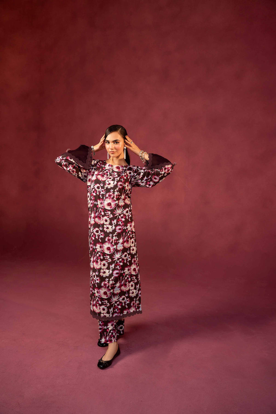 Nishat With You Unstitched Printed Linen 2Pc Suit - 42303360