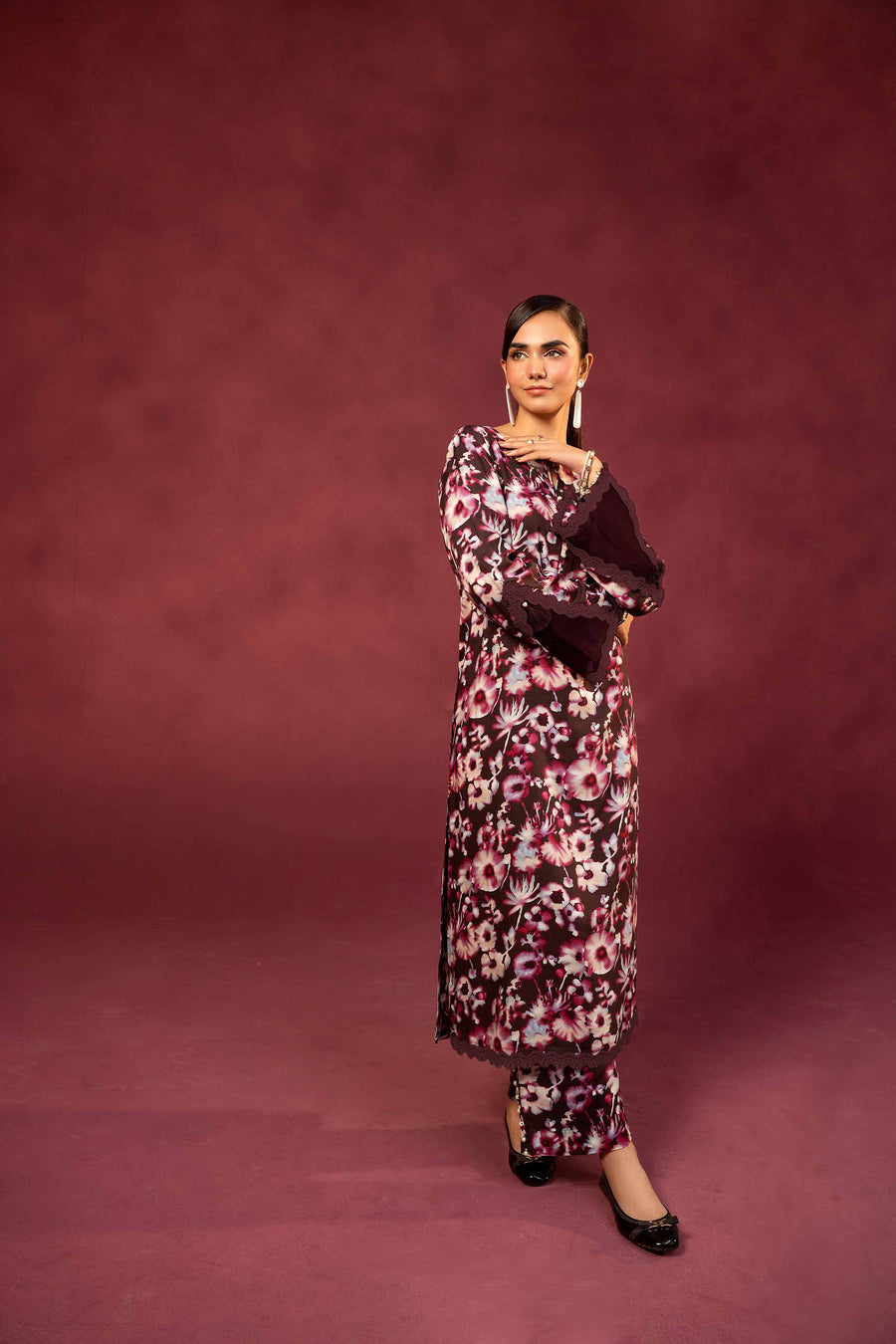 Nishat With You Unstitched Printed Linen 2Pc Suit - 42303360