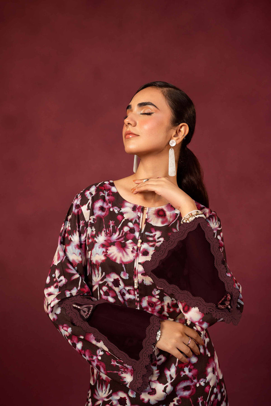Nishat With You Unstitched Printed Linen 2Pc Suit - 42303360