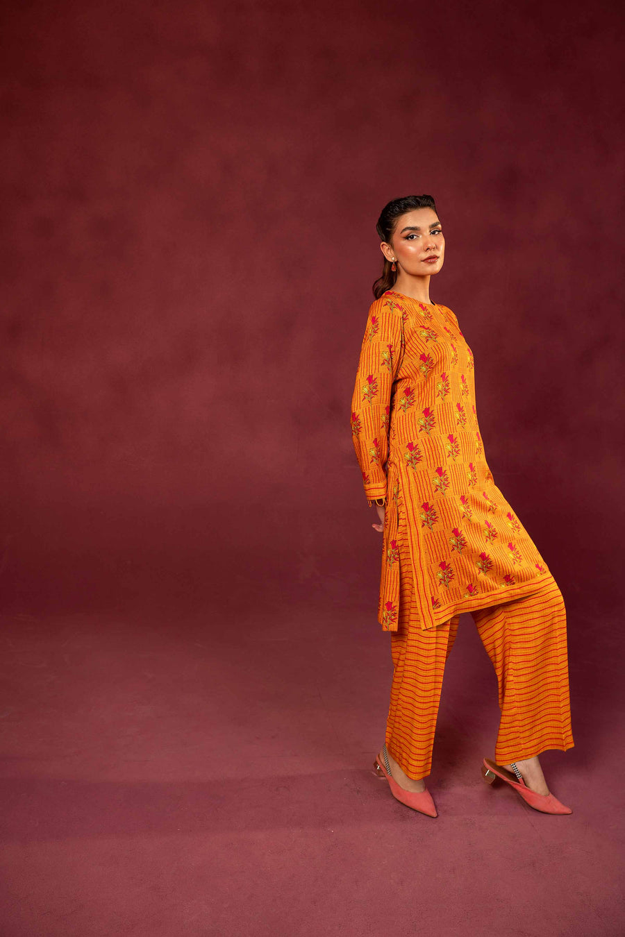 Nishat With You Unstitched Printed Linen 2Pc Suit - 42303361