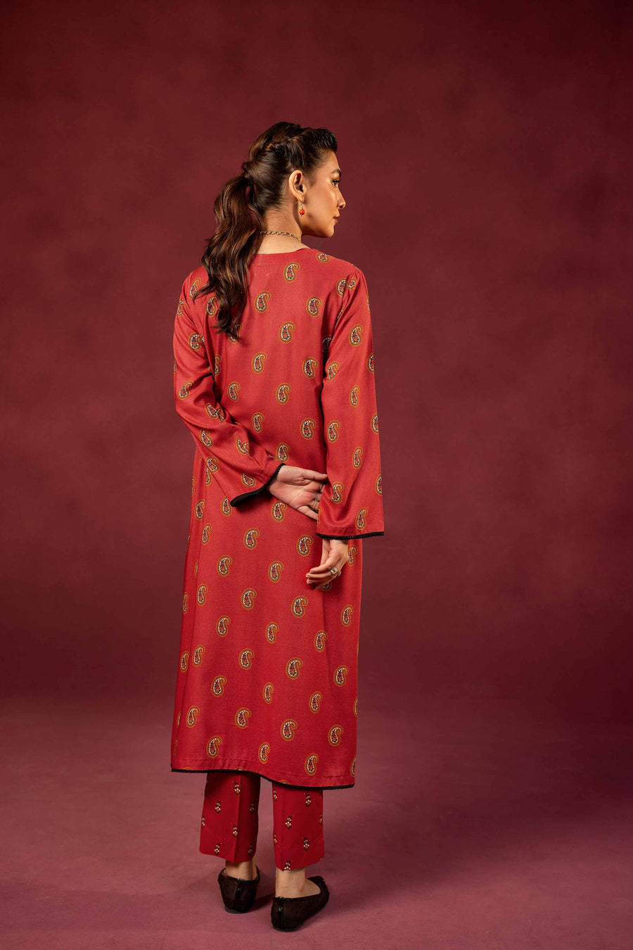 Nishat With You Unstitched Printed Linen 2Pc Suit - 42303362