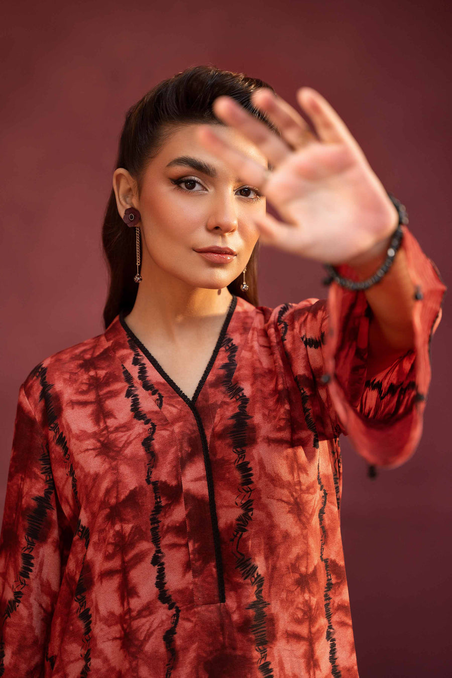 Nishat With You Unstitched Printed Linen 2Pc Suit - 42303363