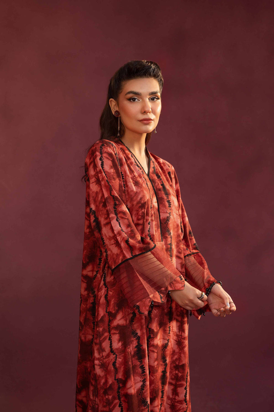 Nishat With You Unstitched Printed Linen 2Pc Suit - 42303363