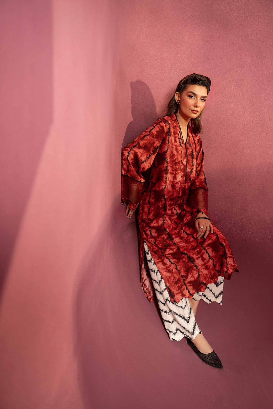 Nishat With You Unstitched Printed Linen 2Pc Suit - 42303363