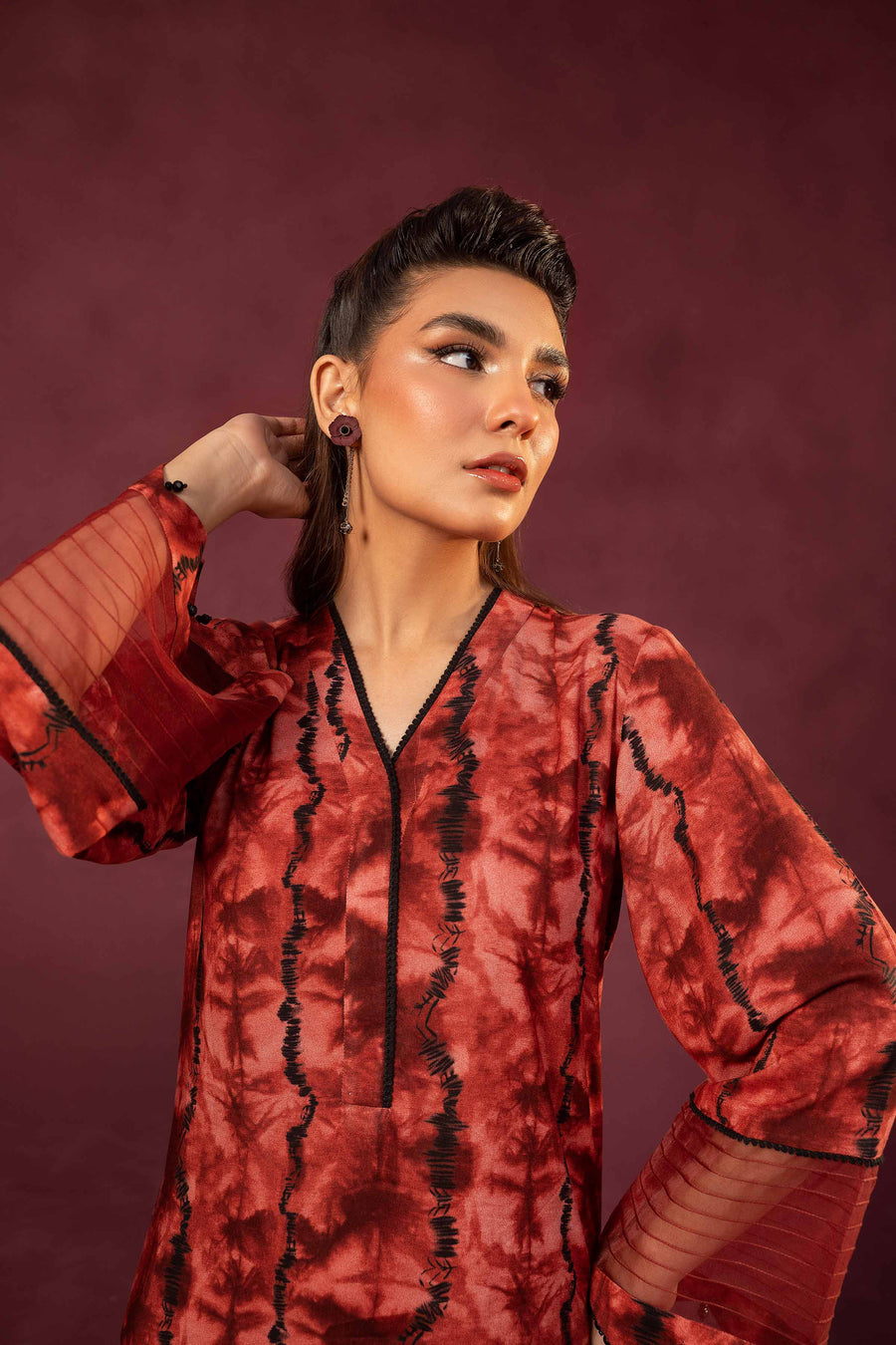 Nishat With You Unstitched Printed Linen 2Pc Suit - 42303363
