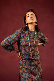 Nishat With You Unstitched Printed Linen 2Pc Suit - 42303364
