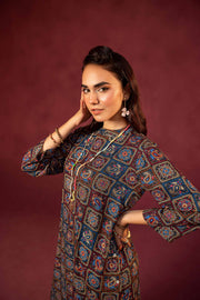 Nishat With You Unstitched Printed Linen 2Pc Suit - 42303364