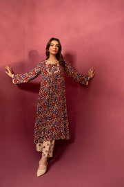 Nishat With You Unstitched Printed Linen 2Pc Suit - 42303365
