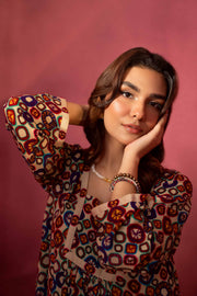 Nishat With You Unstitched Printed Linen 2Pc Suit - 42303365