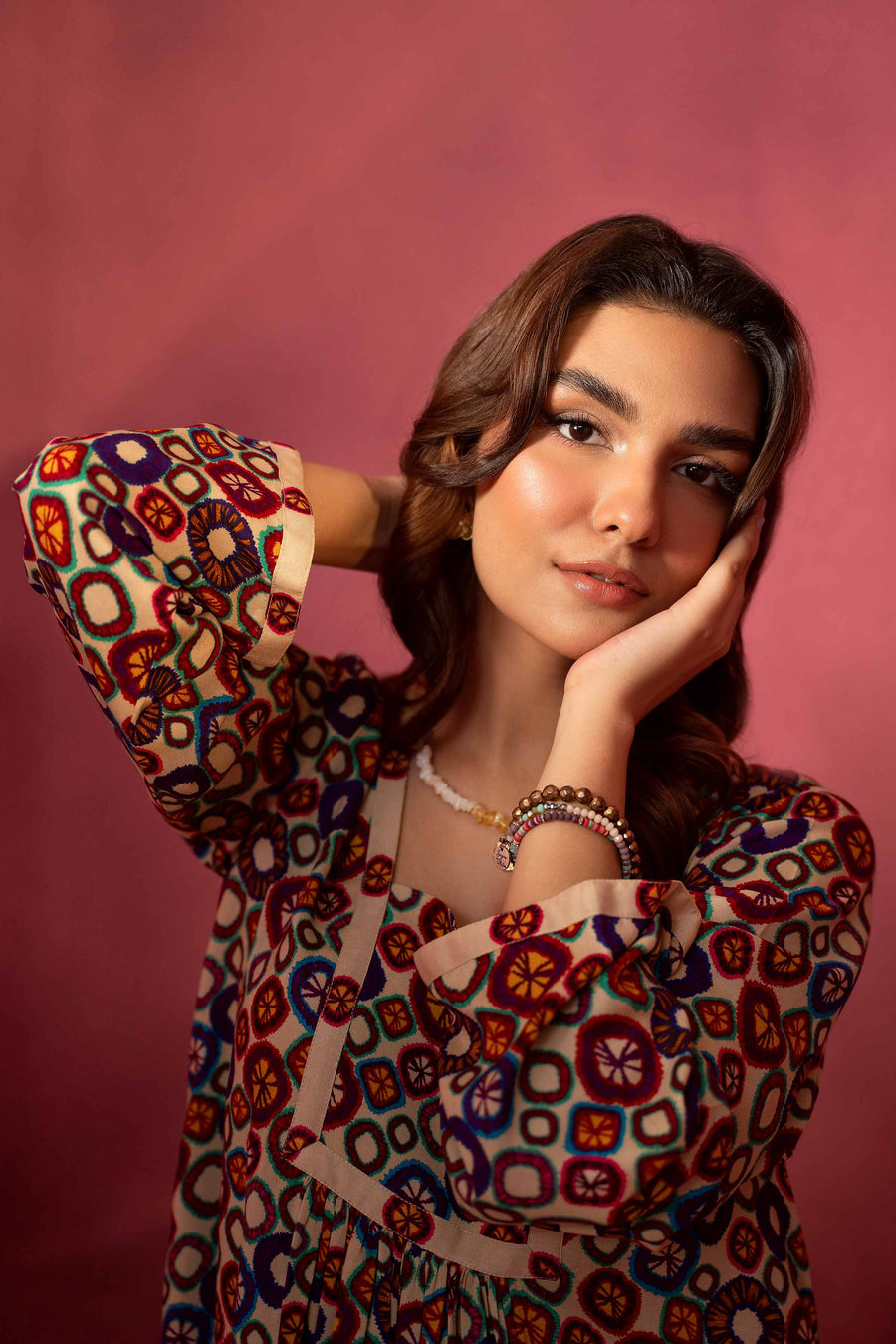Nishat With You Unstitched Printed Linen 2Pc Suit - 42303365