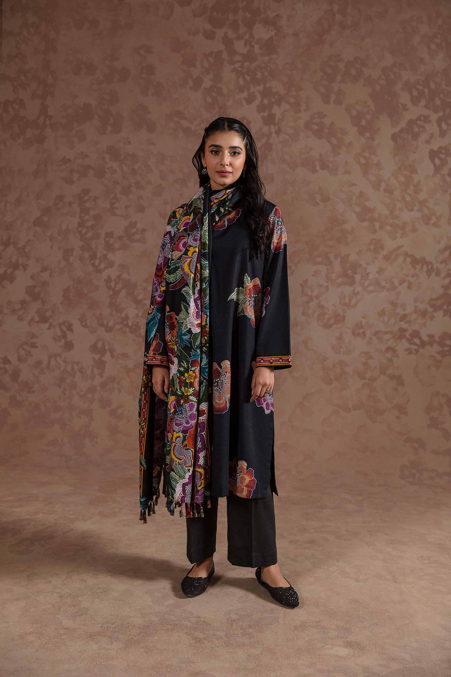 Nishat Sunehray Din Printed Karandi Unstitched 2Pc Suit - 42303368