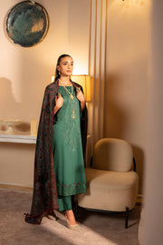 Nishat Sunehray Din Embroidered Sateen Unstitched 3Pc Suit - 42303380