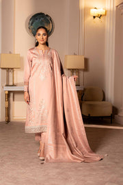 Nishat Sunehray Din Embroidered Sateen Unstitched 3Pc Suit - 42303381