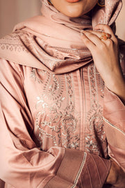 Nishat Sunehray Din Embroidered Sateen Unstitched 3Pc Suit - 42303381
