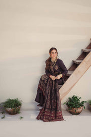 Nishat Sunehray Din Embroidered Sateen Unstitched 3Pc Suit - 42303382