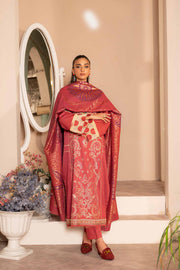 Nishat Sunehray Din Embroidered Sateen Unstitched 3Pc Suit - 42303384