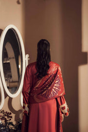 Nishat Sunehray Din Embroidered Sateen Unstitched 3Pc Suit - 42303384