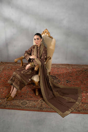 Nishat Sunehray Din Embroidered Jacquard Unstitched 3Pc Suit - 42303386