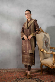 Nishat Sunehray Din Embroidered Jacquard Unstitched 3Pc Suit - 42303386