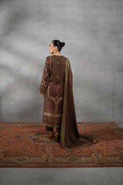 Nishat Sunehray Din Embroidered Jacquard Unstitched 3Pc Suit - 42303386