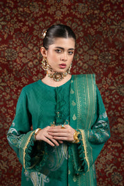 Nishat Sunehray Din Embroidered Jacquard Unstitched 3Pc Suit - 42303387