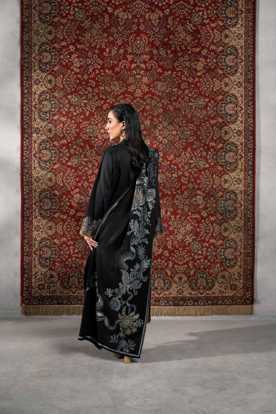 Nishat Sunehray Din Embroidered Jacquard Unstitched 3Pc Suit - 42303389
