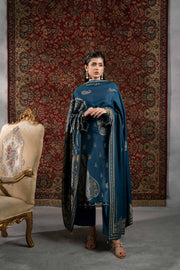 Nishat Sunehray Din Embroidered Jacquard Unstitched 3Pc Suit - 42303391