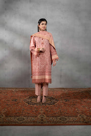Nishat Sunehray Din Embroidered Jacquard Unstitched 3Pc Suit - 42303393