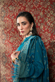 Nishat Sunehray Din Embroidered Jacquard Unstitched 3Pc Suit - 42303394
