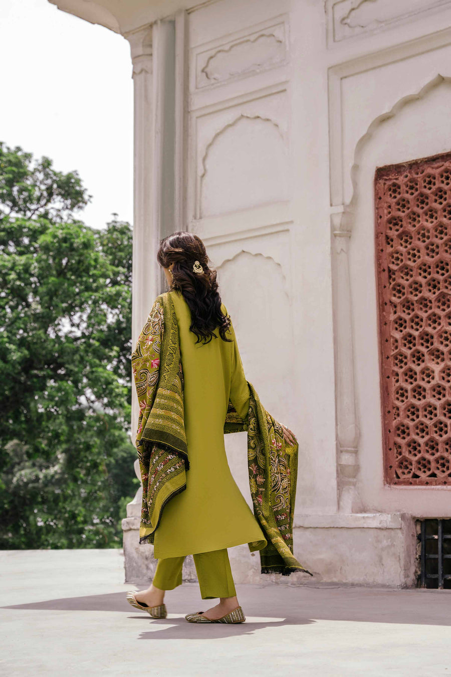 Nishat With You Unstitched Embroidered Karandi 3Pc Suit - 42303396