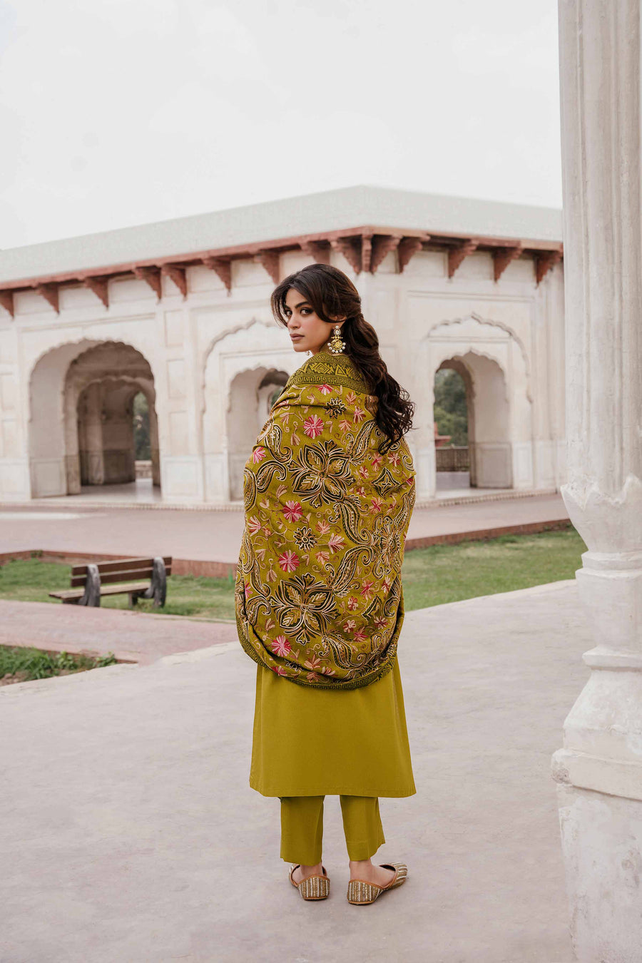 Nishat With You Unstitched Embroidered Karandi 3Pc Suit - 42303396