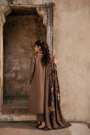Nishat With You Unstitched Embroidered Karandi 3Pc Suit - 42303397