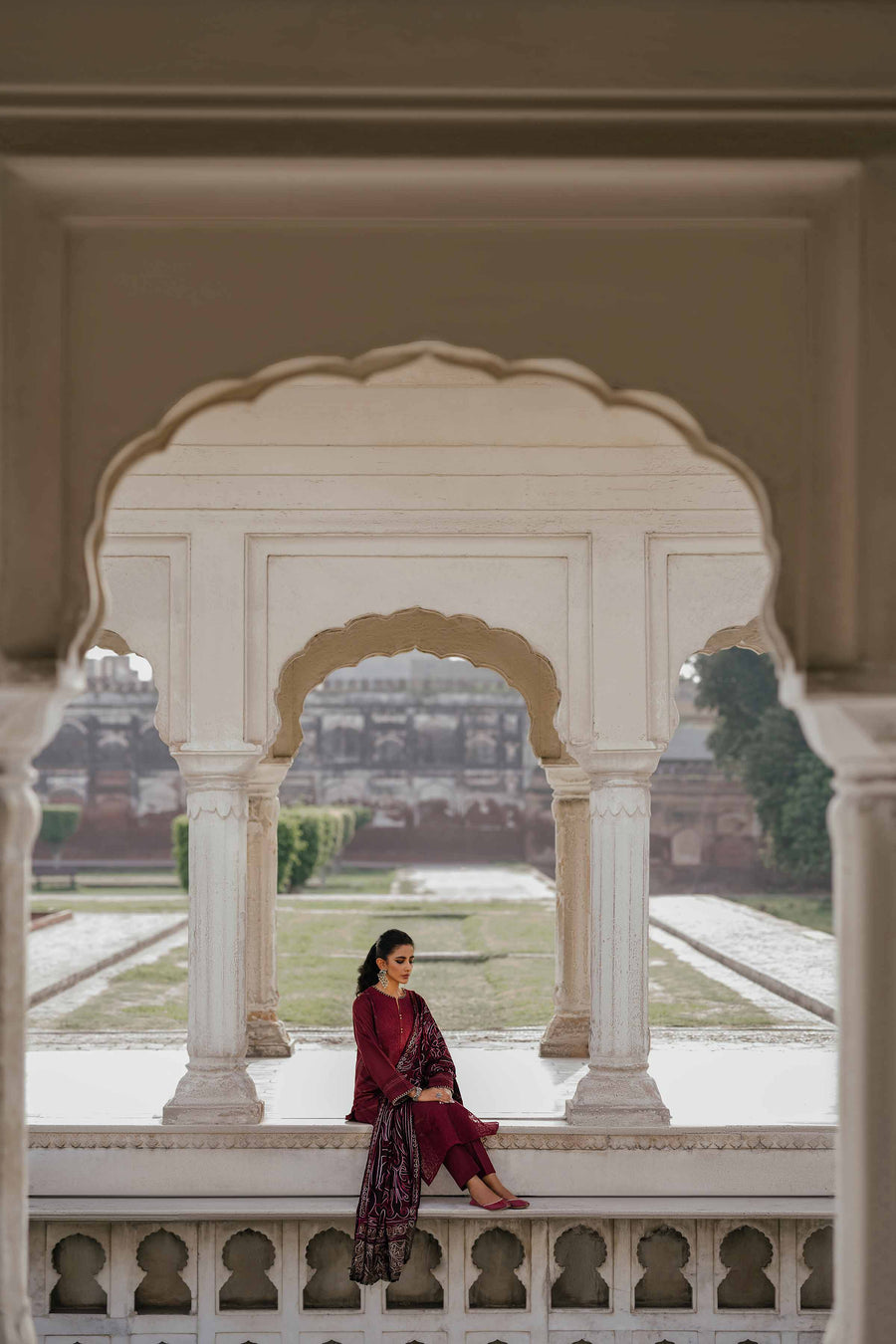 Nishat With You Unstitched Embroidered Karandi 3Pc Suit - 42303398