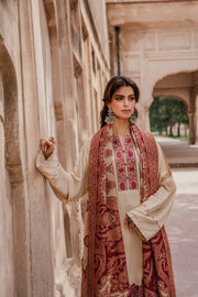 Nishat With You Unstitched Embroidered Karandi 3Pc Suit - 42303400