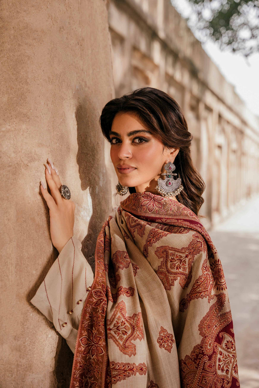 Nishat With You Unstitched Embroidered Karandi 3Pc Suit - 42303400
