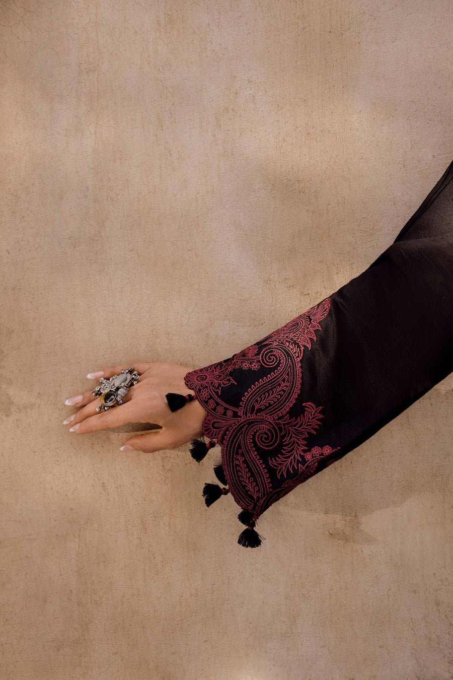 Nishat With You Unstitched Embroidered Karandi 3Pc Suit - 42303401