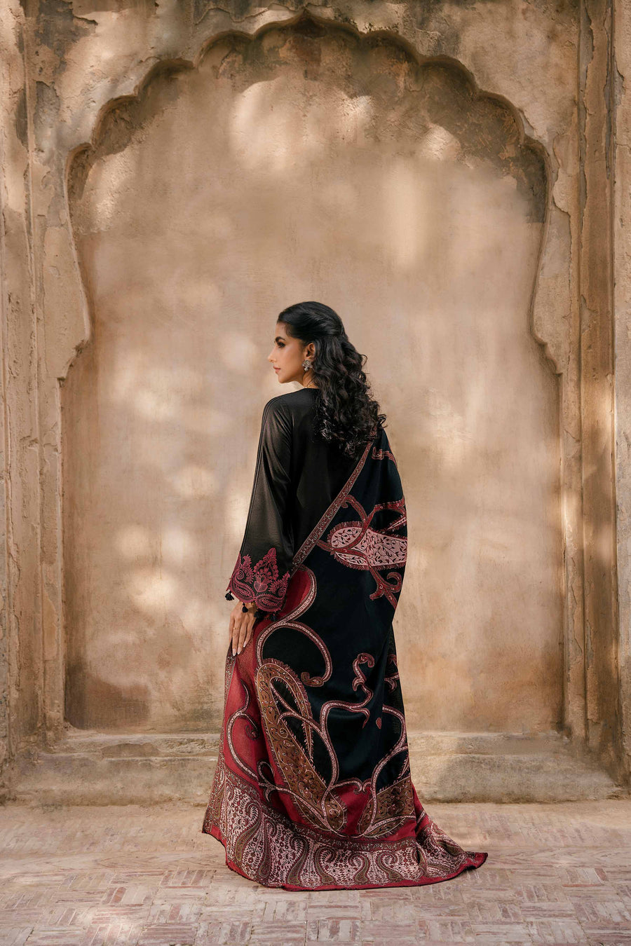 Nishat With You Unstitched Embroidered Karandi 3Pc Suit - 42303401
