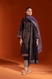 Nishat Sunehray Din Embroidered Jacquard Unstitched 3Pc Suit - 42303403