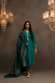 Nishat With You Unstitched Embroidered Jacquard 3Pc Suit - 42303407
