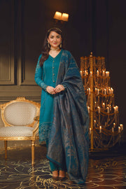Nishat With You Unstitched Embroidered Jacquard 3Pc Suit - 42303407