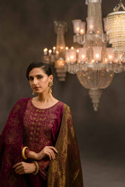 Nishat With You Unstitched Embroidered Jacquard 3Pc Suit - 42303409