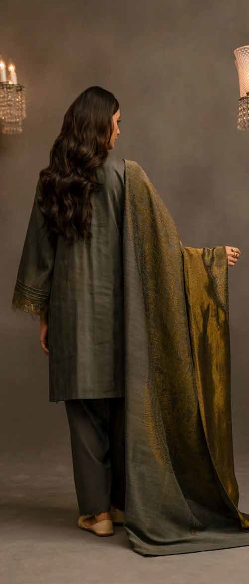 Nishat With You Unstitched Embroidered Jacquard 3Pc Suit - 42303410