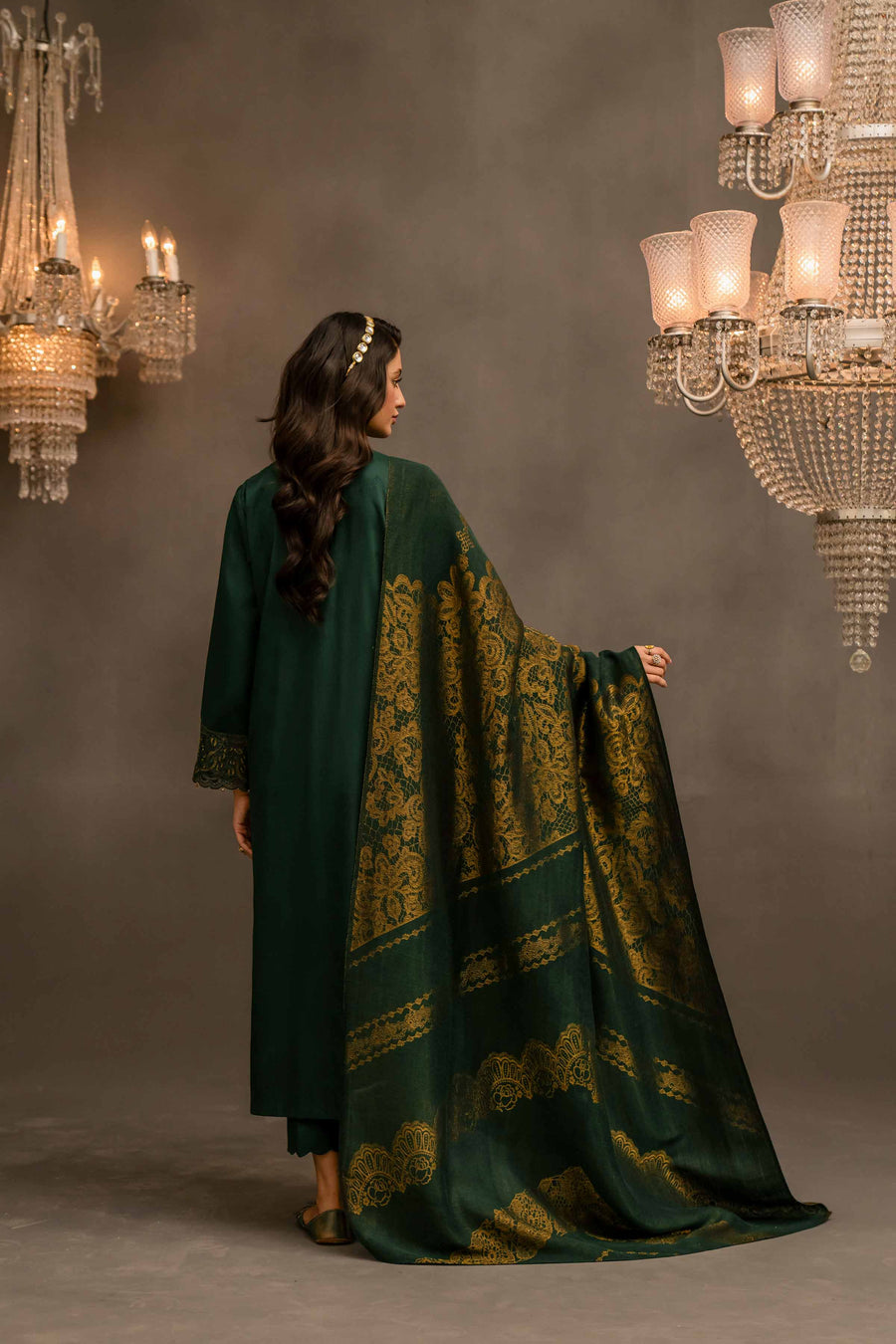 Nishat With You Unstitched Embroidered Jacquard 3Pc Suit - 42303411