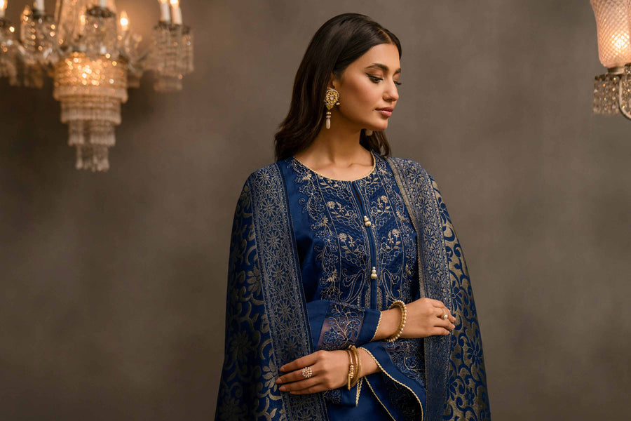 Nishat With You Unstitched Embroidered Jacquard 2Pc Suit - 42303414