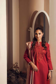 Nishat With You Unstitched Embroidered Khaddar 3Pc Suit - 42303416