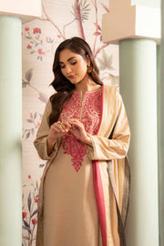 Nishat With You Unstitched Embroidered Khaddar 3Pc Suit - 42303417