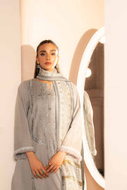 Nishat With You Unstitched Embroidered Khaddar 3Pc Suit - 42303418