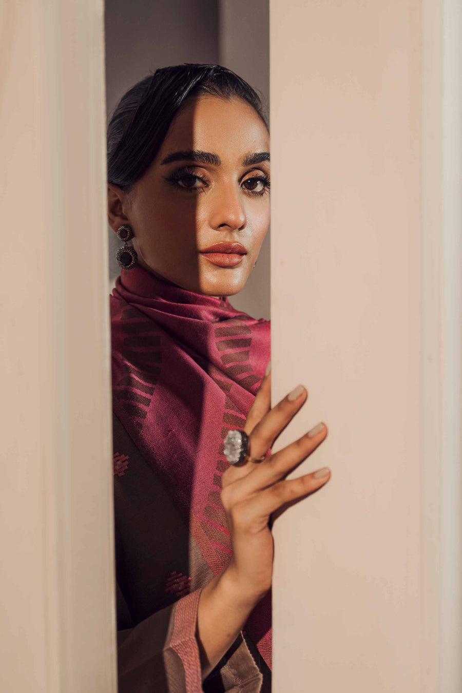 Nishat With You Unstitched Embroidered Khaddar 3Pc Suit - 42303419