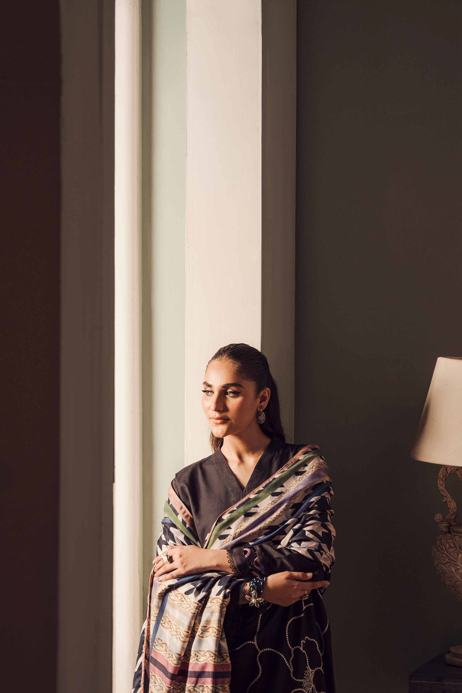 Nishat With You Unstitched Embroidered Khaddar 3Pc Suit - 42303422